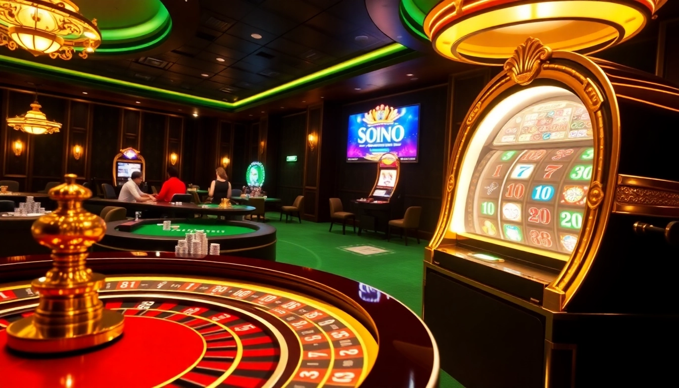 Experience the excitement of luck8 com with vibrant casino action featuring poker chips and roulette.