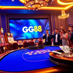 Experience high-stakes poker action at https://gg88.co.com/ with vibrant casino elements and players.