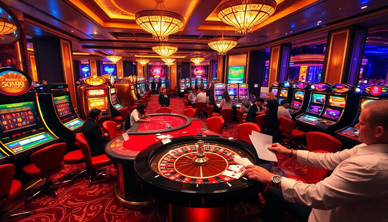 Experience the thrill of winning at trang chủ go99 with vibrant casino tables and engaging games.