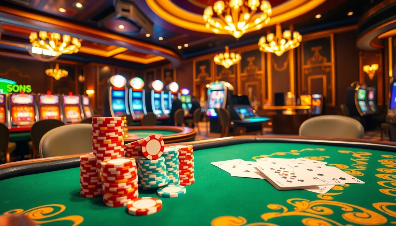 Experience the thrill of 79King as players engage in high-stakes poker amidst a luxurious casino.