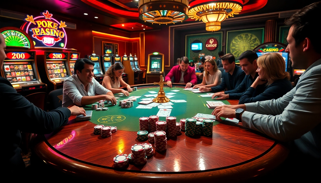 Experience the excitement of 888new with vibrant poker games, shining gaming tables, and luxury casino elements.