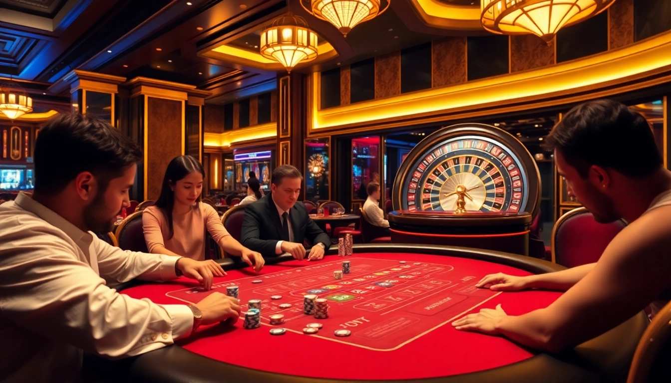 Engage in high-stakes poker at https://vz99.fans/, surrounded by luxurious gaming decor and intense players.