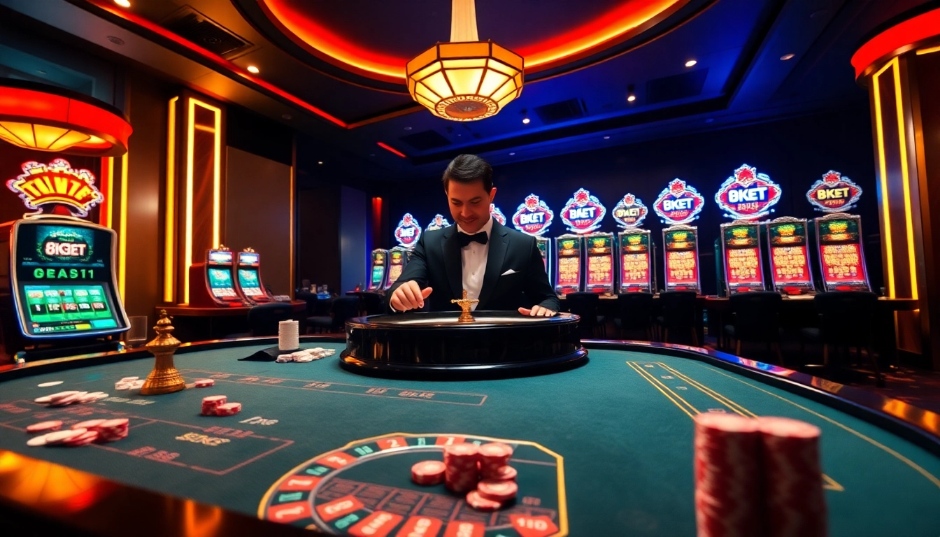 Experience the thrill of winning at 8kbet with vibrant casino games and professional dealers.