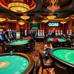 GG88 players enjoy an exciting array of games in a luxurious casino environment.