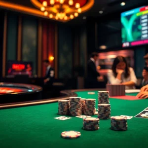 Experience the excitement of rikvip with high-stakes poker games and vibrant casino atmospheres.