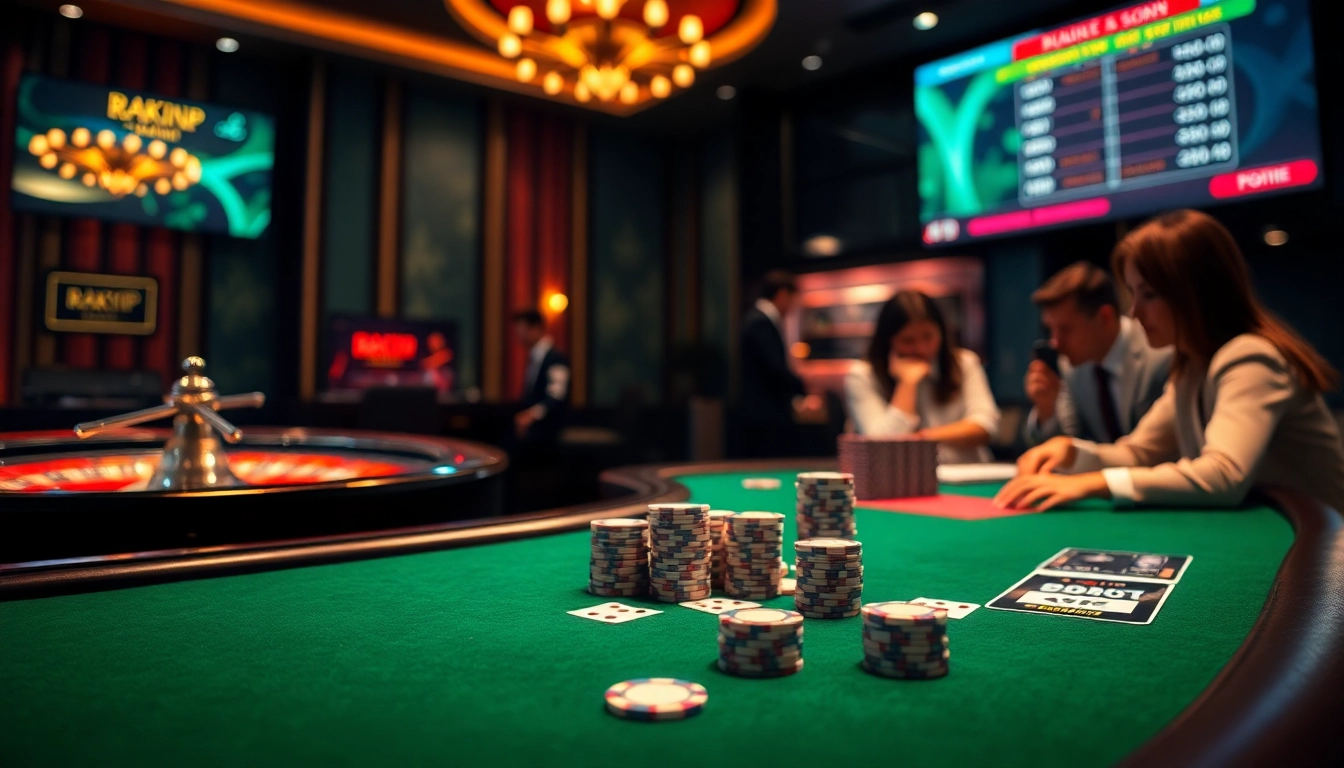 Experience the excitement of rikvip with high-stakes poker games and vibrant casino atmospheres.