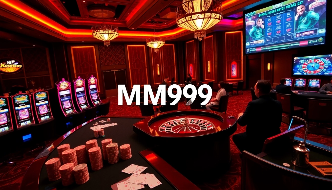 Engaging gamblers enjoying the immersive gaming experience at MM99 casino tables.